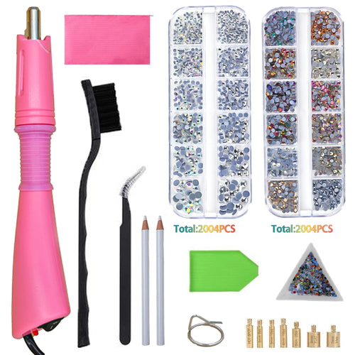 Hotfix Applicator DIY Hot Fix Rhinestone Applicator Wand Tool Kit with