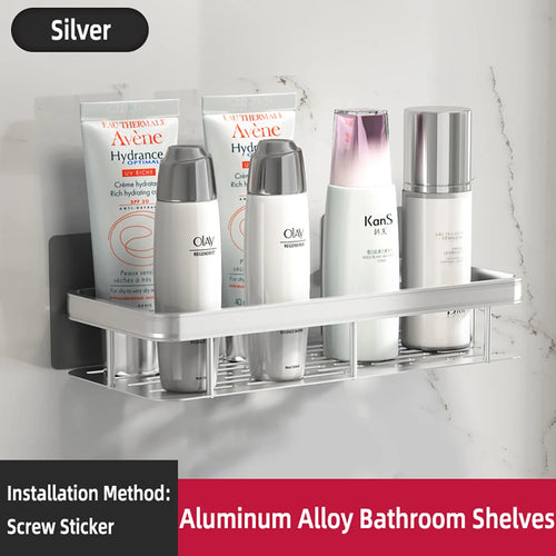 Wall Hanging Corner Rectangular Rack Bathroom Shelf Towel Rack Shelves