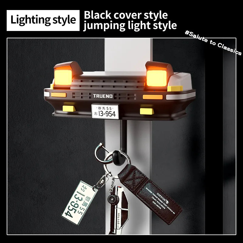 AE86 Car Creative Hook Headlight Key Storage Rack Keychain Holder for