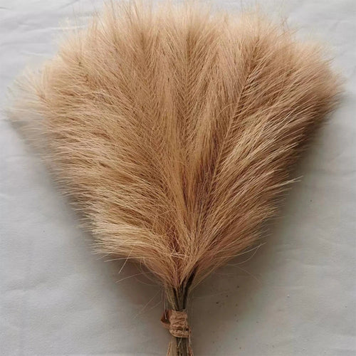 5/10/20PCS Fluffy Pampas Grass Boho Decor Artificial Flower Fake Plant