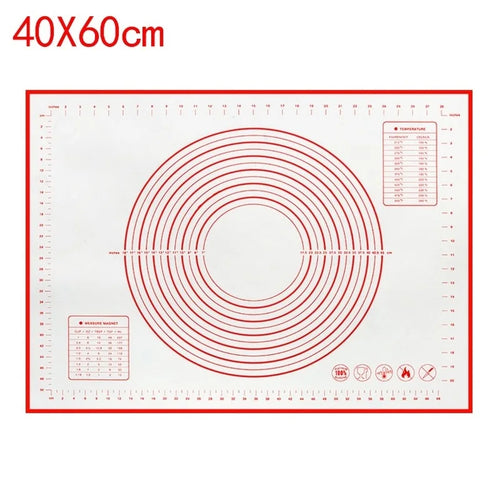 UNTIOR 1PCS Silicone Baking Mat Kneading Pad Dough Mat Pizza Cake