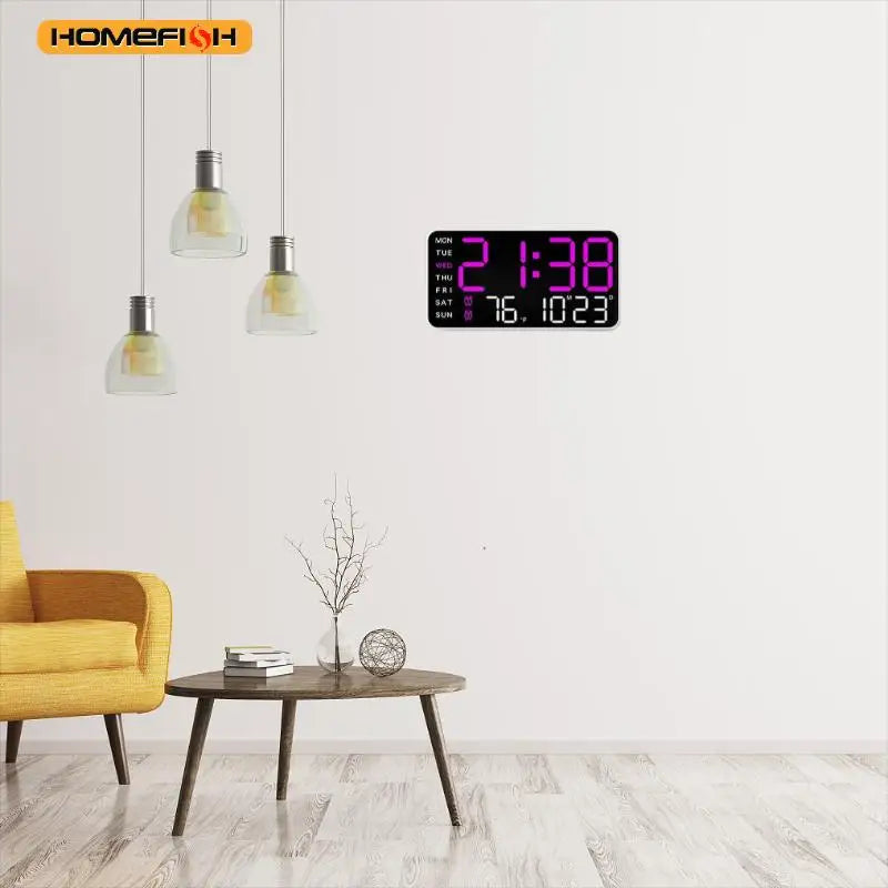 Giant Intelligent Digital Wall Clock｜One screen to control