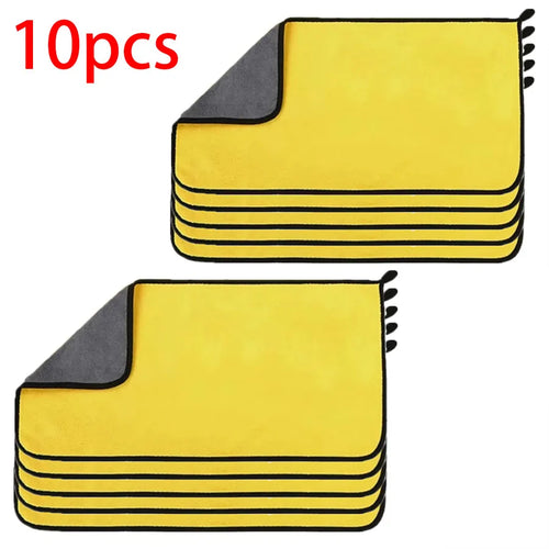 3/5/10Pcs Car Wash Microfiber Towel 30*30CM / 30*60cm Car Cleaning