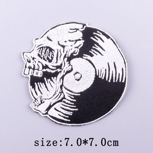 Punk Funny Patch Iron On Patches For Clothing Thermoadhesive Patches