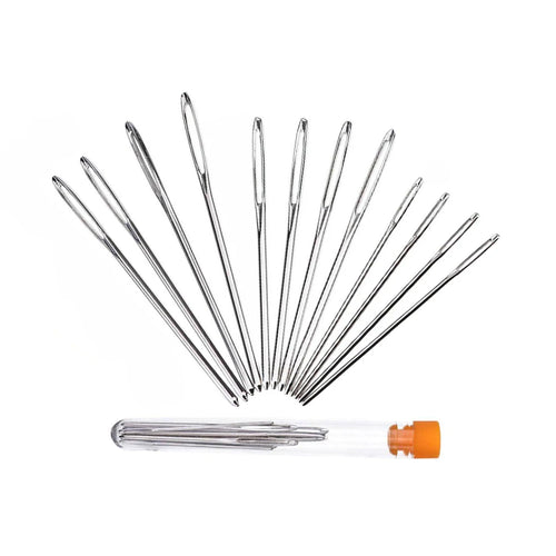 9 PCS Large Eye Blunt Sewing Needles Cross Stitch Knitting Needle