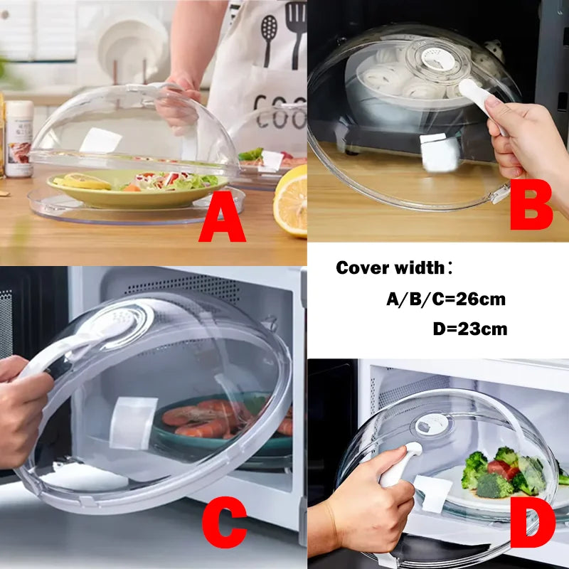 Microwave Food Splash Guard High Temperature Resistant Food Heating