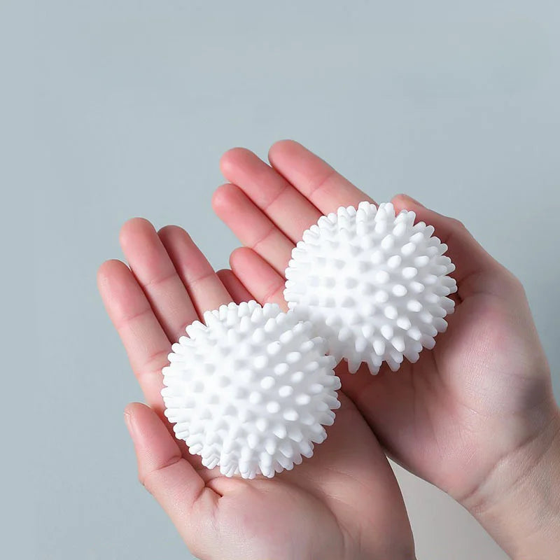 Anti-wrap laundry ball round pure white magic cleaning drum washing