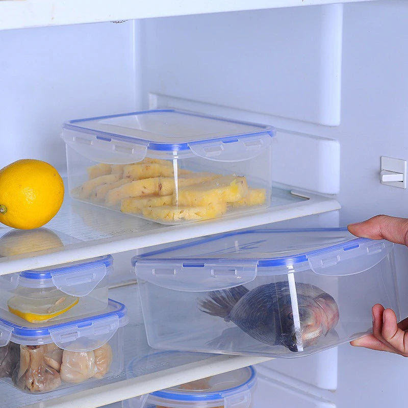 Transparent Sealed Crisper Thickened Refrigerator Storage Box Food