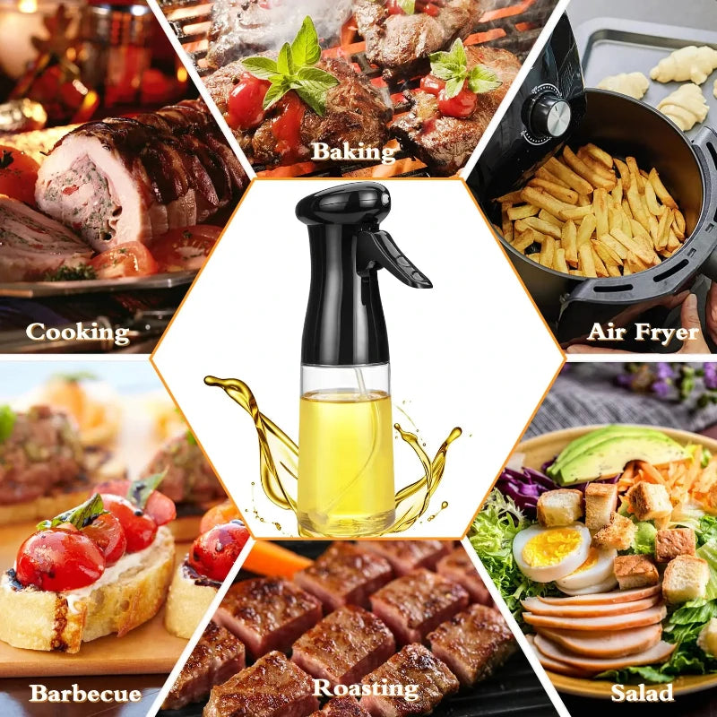 Oil Spray Bottle for Cooking Kitchen Olive Oil Sprayer for Camping BBQ