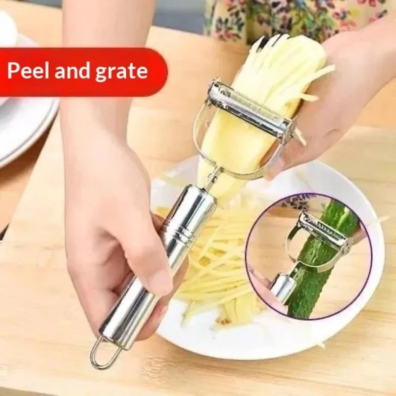 Stainless Steel Vegetable Peeler Multi Function Fruit Peeling Tool
