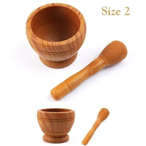 Resin Setmortar and Pestle Garlic Herb Spice Mixing Grinding Crusher