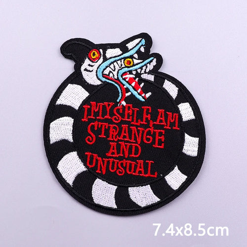 Punk Funny Patch Iron On Patches For Clothing Thermoadhesive Patches