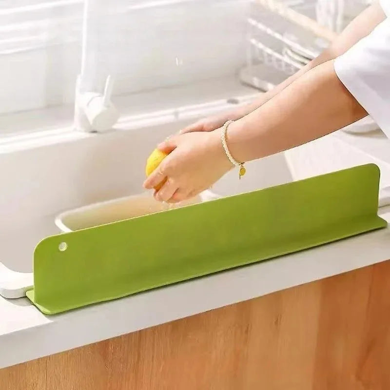 Silicone Sink Baffle Splash Guard Waterproof Splatter with Suction Cup