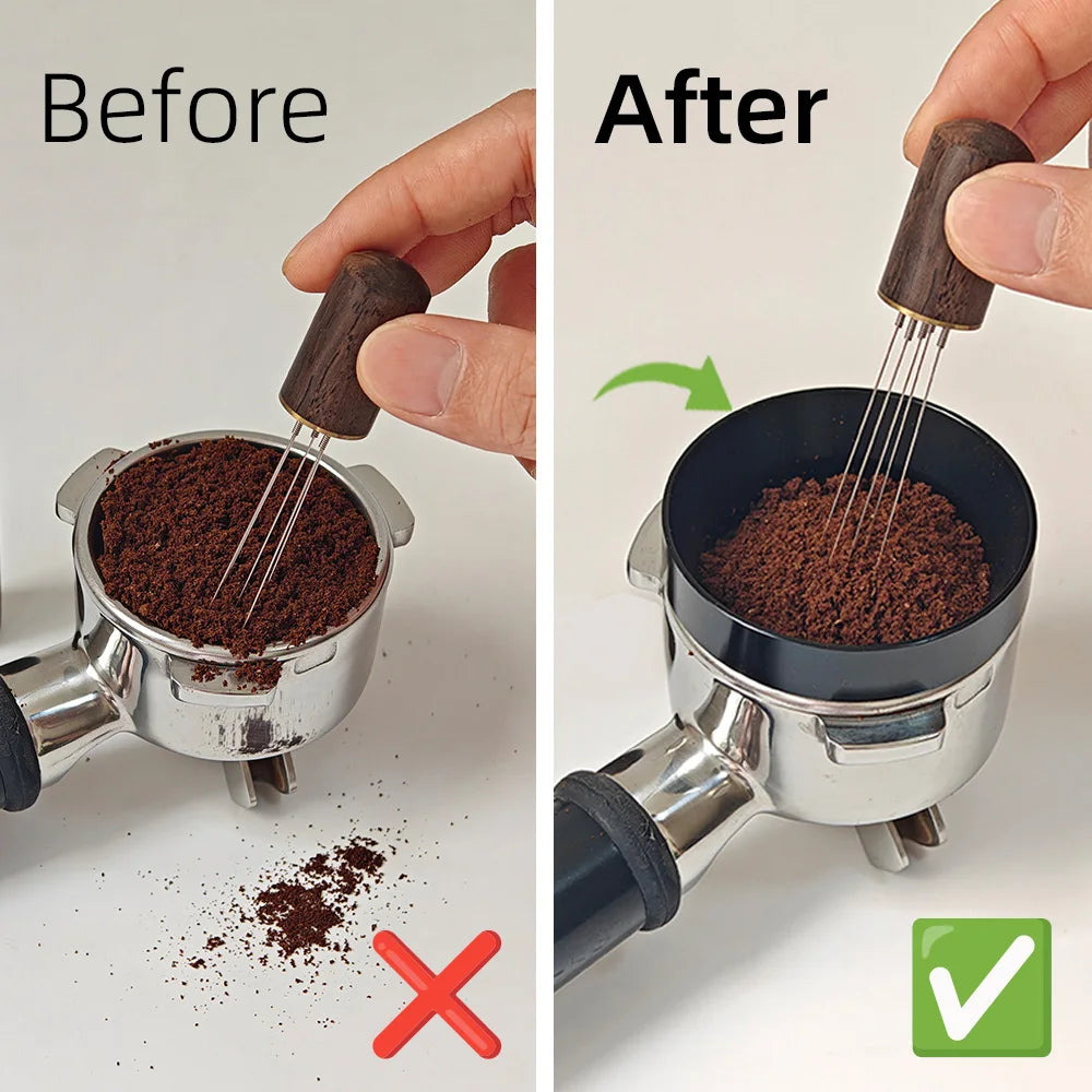 Espresso Coffee Stirrer Needle Distributor Coffee Powder Stirrer Wood