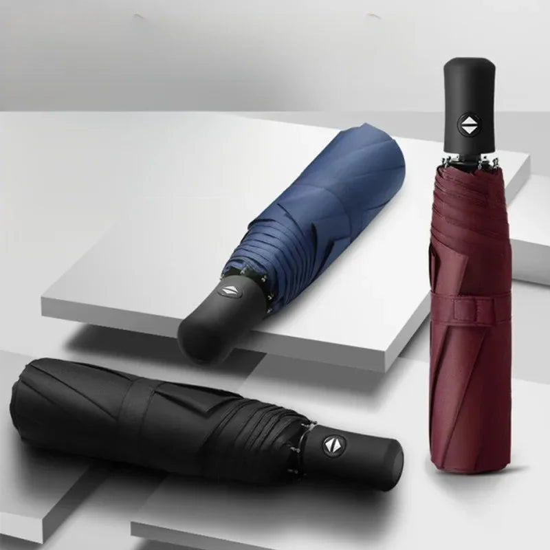Automatic umbrella eight bone vinyl sunshine and rain dual-purpose sun