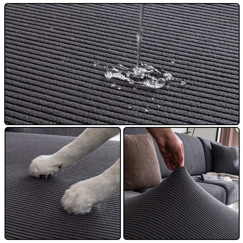 Waterproof Sofa Cover Luxury Adjustable Elastic Couch Cover for Living