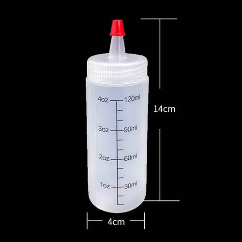 120/250/450ml Plastic Needle-nosed Scale Squeeze Bottle Squeezable