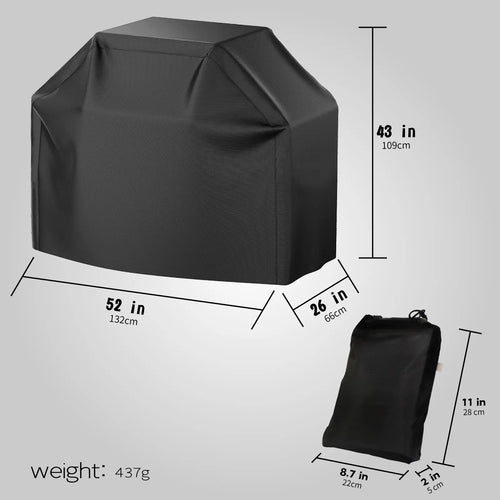 Multiple Size Grill Cover, Heavy Duty Waterproof Barbecue Gas Grill