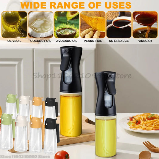 Plastic Spray Oil Sprayer Bottle Spray Oil Dispenser Oil Jar Cruet BBQ