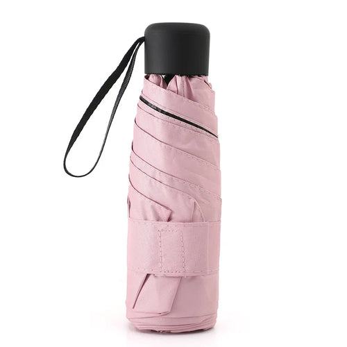 Ultralight Mini Pocket Women's Small Windproof Folding Umbrella Travel