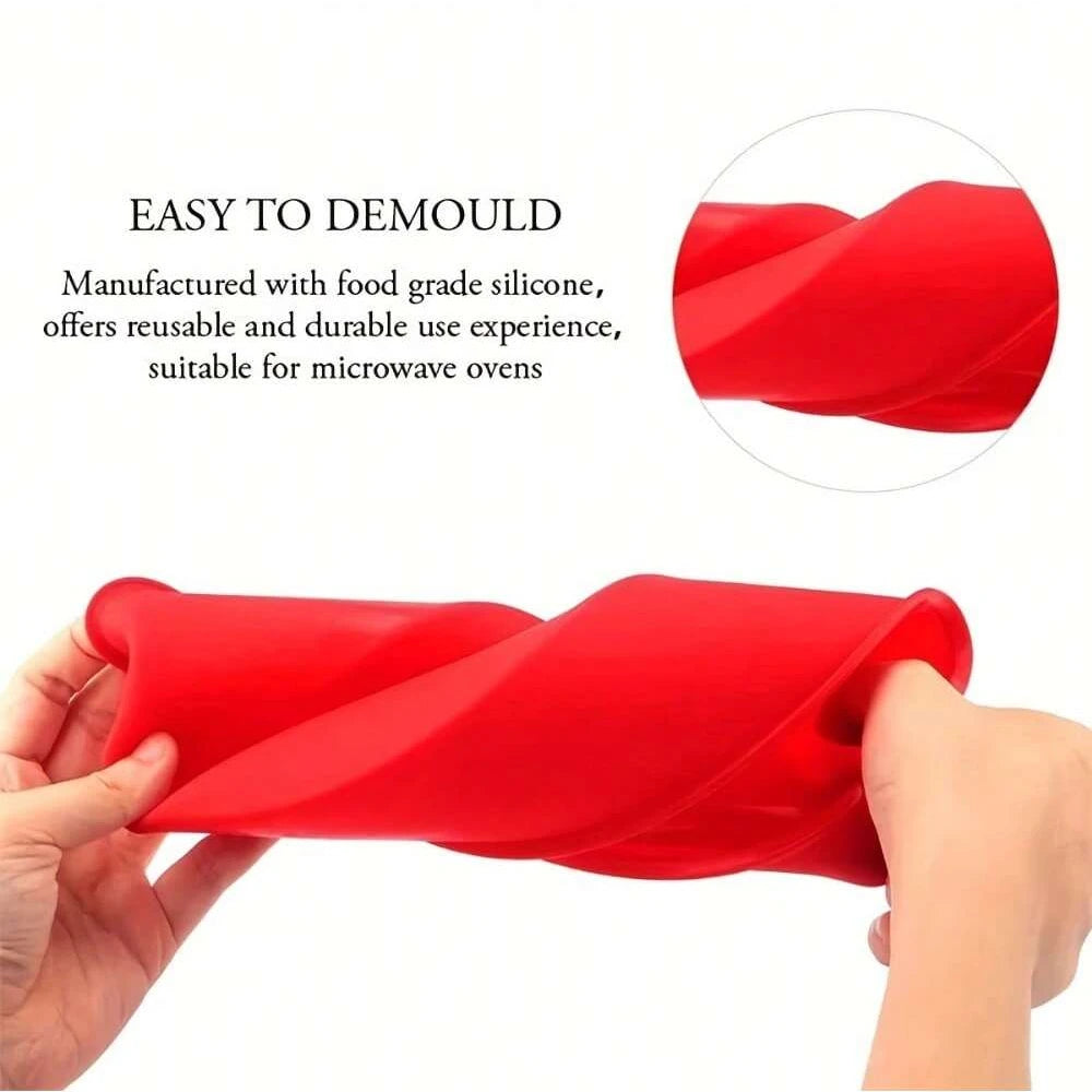 4/6/8 Inch Silicone Round Cake Mold Nonstick Baking Pan for Mousse