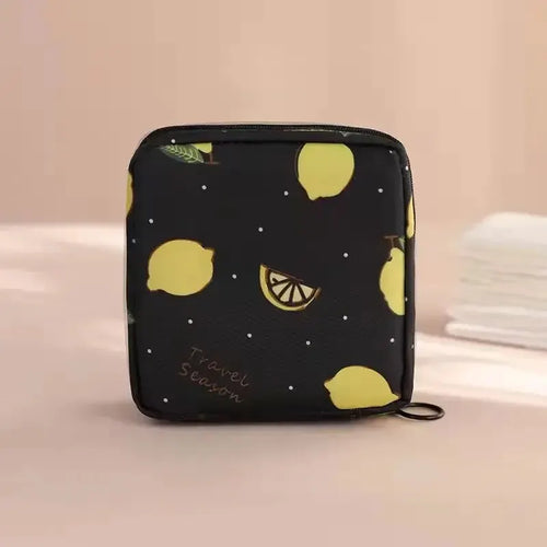 Women Sanitary Napkin Tampon Storage Bag Portable Waterproof Organizer
