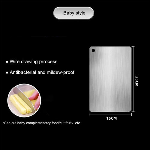 Stainless Steel Panel and Chopping Board Kitchen Household Thickened