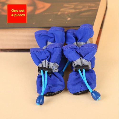 4pcs Water-Resistant Dog Shoes For Small Dogs - Protect Your Pet's