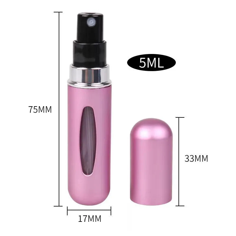 5ml Perfume Refill Bottle Portable Mini Refillable Spray Jar Scent