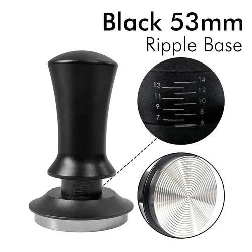 Coffee Tamper 58mm 54mm 51mm Ripple Base Leveling Constant Pressure