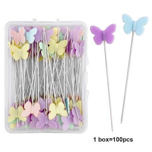 100PCS Clothing Manual Positioning Needle Pin Shaped Sewing