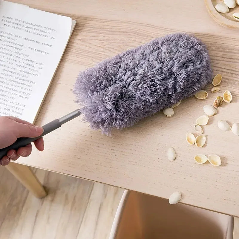 Retractable Duster Stainless Steel Long Handle Dusting Brush Car