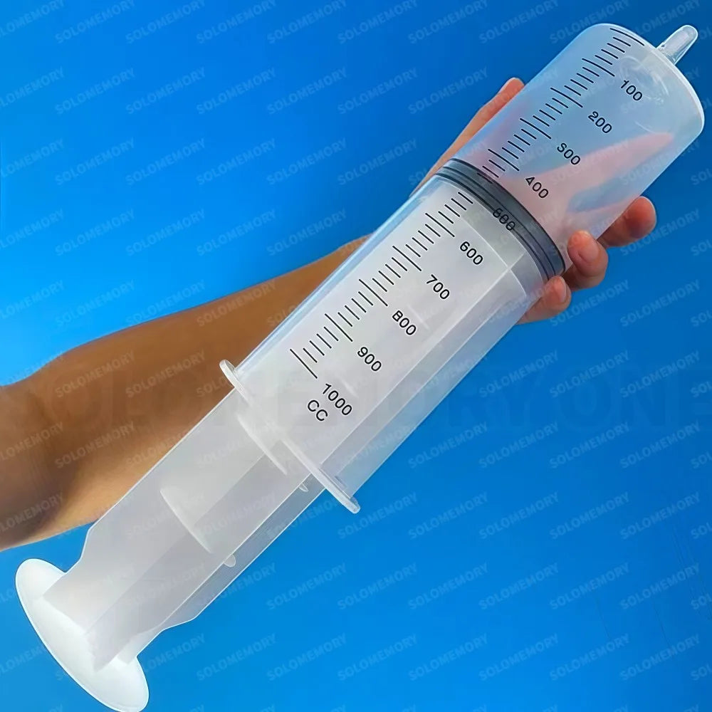 Plastic Syringe, Available in Capacities of 1000ml, 550ml, 350ml,