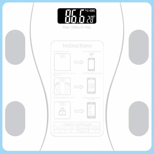 Digital Body Weight Scale Smart Wireless Fat Scale Bathroom Weight