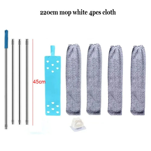 Telescopic Long Handle Broom For Home Blinds Dust Microfiber Brushes