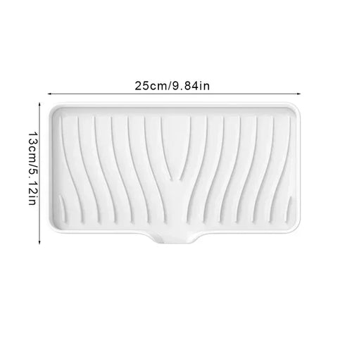 Bathroom Solid Color Silicone Soap Holder Soap Drain Pan Bathroom