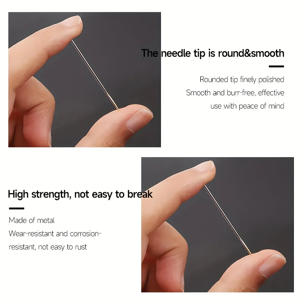 40 pieces of large hole and large eye sewing needles DIY tools,