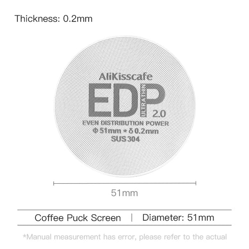 Alikisscafe Espresso Puck Screen Filter Stand 51mm 53.5mm 58.5mm For