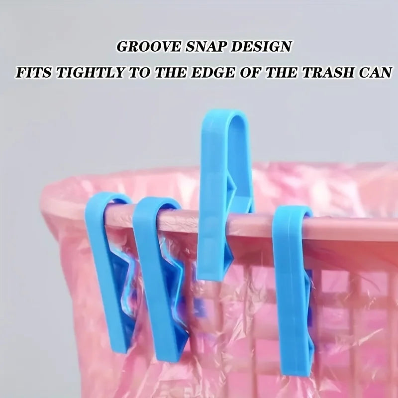 10 innovative trash can clips - safe and non slip trash bag holder,