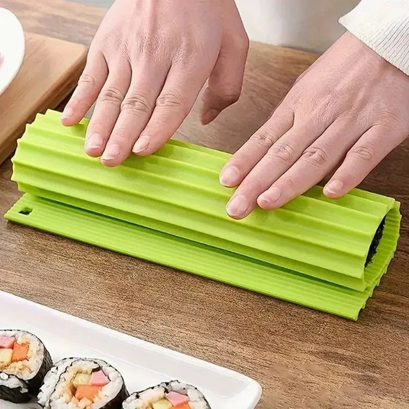 Silicone Hand Roll Sushi Rolling Curtain Bamboo Imitation Japanese