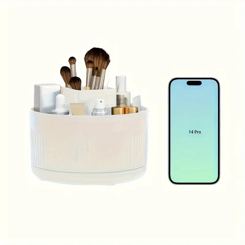 Desktop rotating storage box, makeup brush storage cylinder, cosmetics