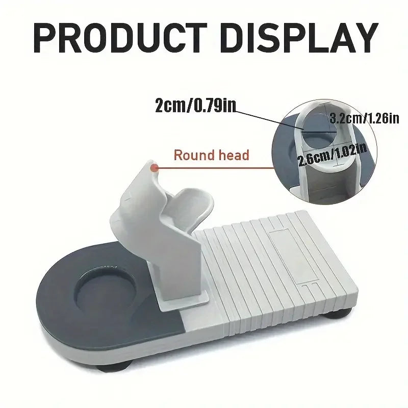 1pc Hot Glue Gun Holder Plastic Hot Melt Glue Gun Base Stand Organizer