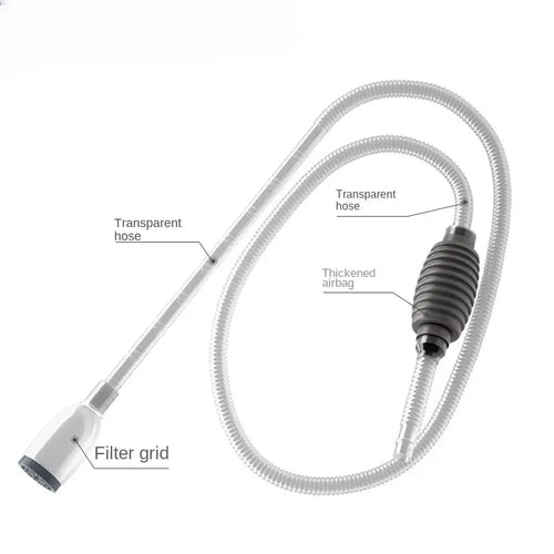 Fish Tank Siphon Vacuum Gravel Large Water exchanger Aquarium Sand