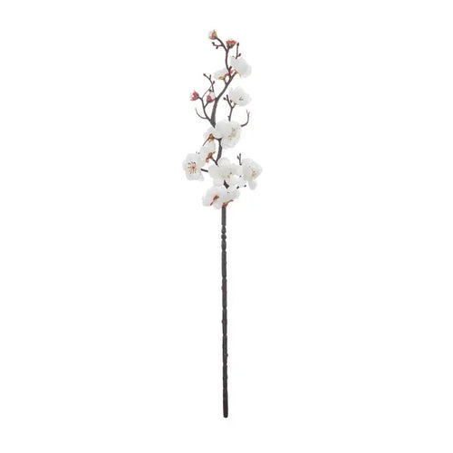 Artificial Flowers Spring Plum Blossom Peach Branch Silk Flowers for