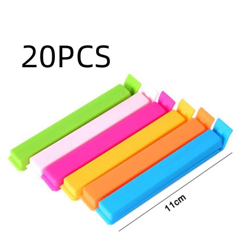 10/20Pcs Portable New Kitchen Storage Food Snack Seal Sealing Bag