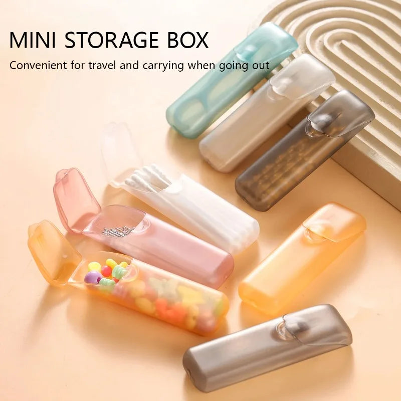 Mini Toothpick Storage Box with Lid Toothpick Box Portable Travel
