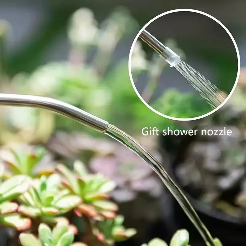 1L Long Billed Watering Pot Home Gardening Watering Pot Green Plant