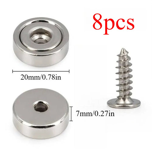 A25/A32/A20/A16 circular magnets, countersunk hole , widely used in