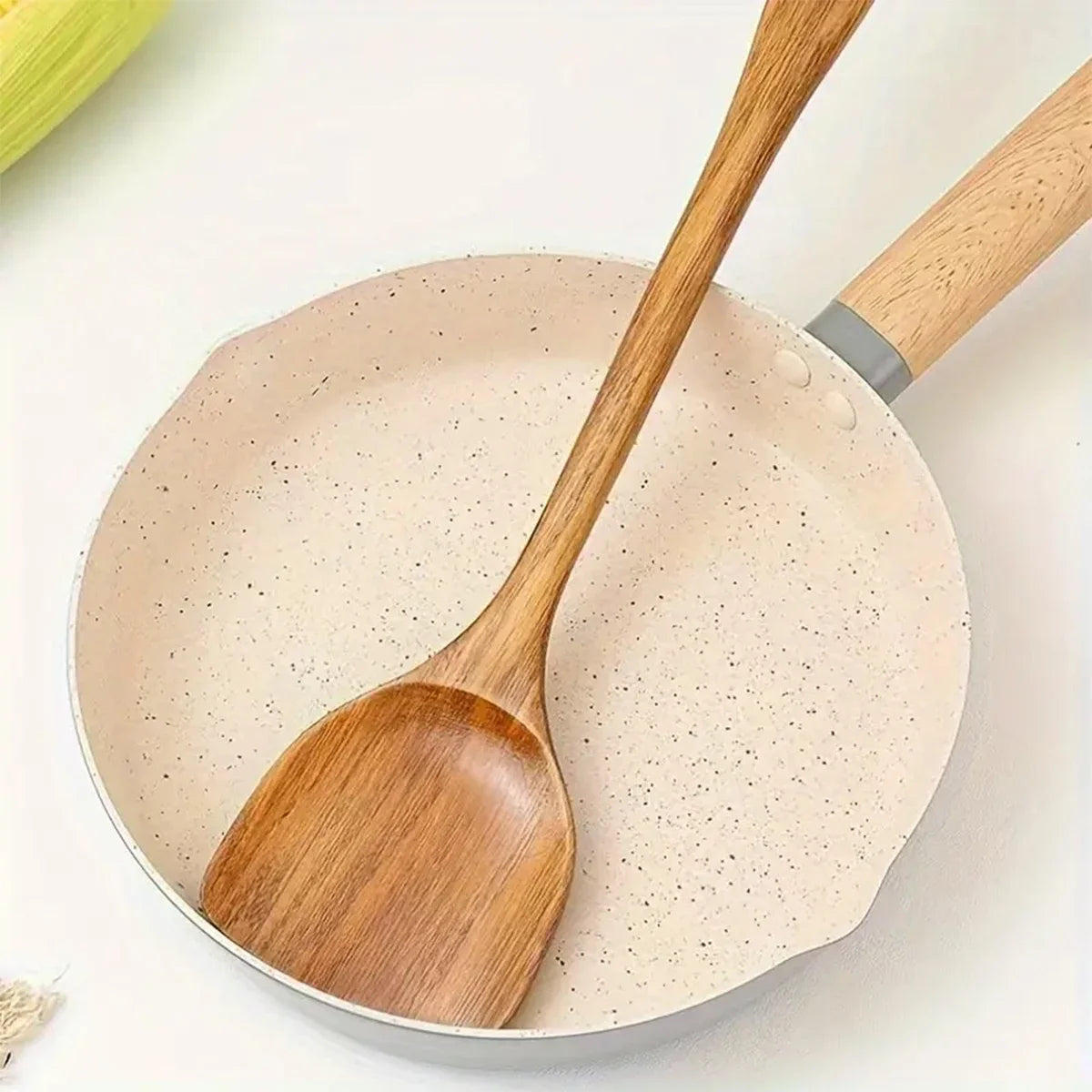 Spatule domestique spatule en bois poêle antiadhésive spécial ménage