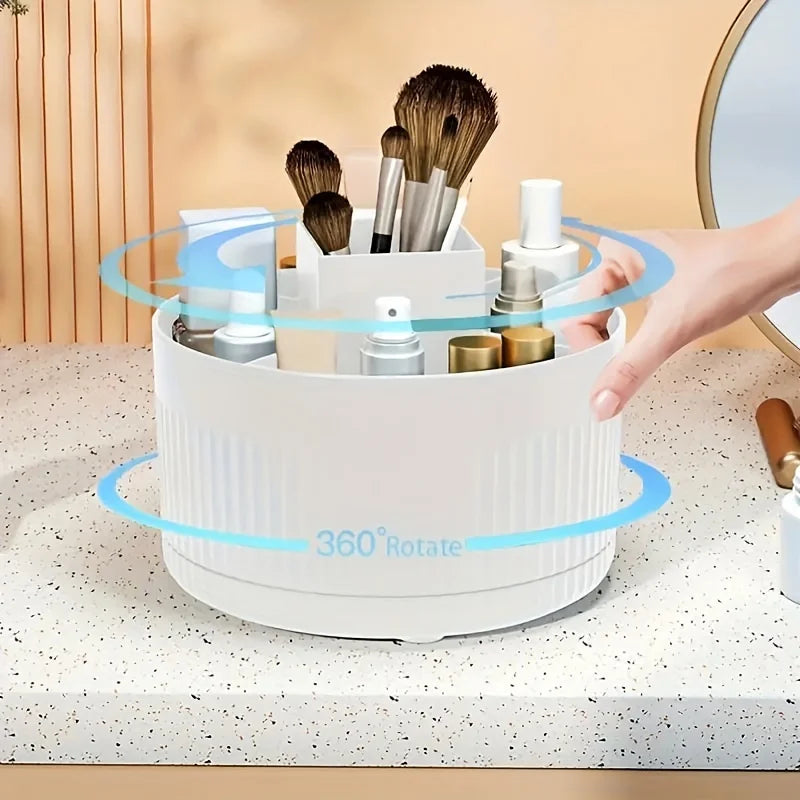 Desktop rotating storage box, makeup brush storage cylinder, cosmetics